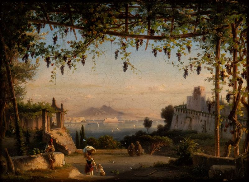 Edmond Antoine Victor Joinville - Veduta di Napoli
