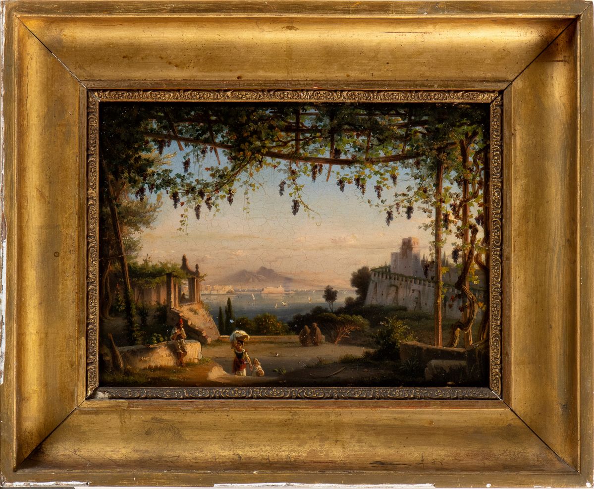 Edmond Antoine Victor Joinville - Veduta di Napoli