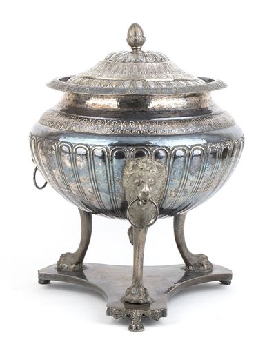 Coppa con Coperchio in Argento - Napoli, 1832-1872