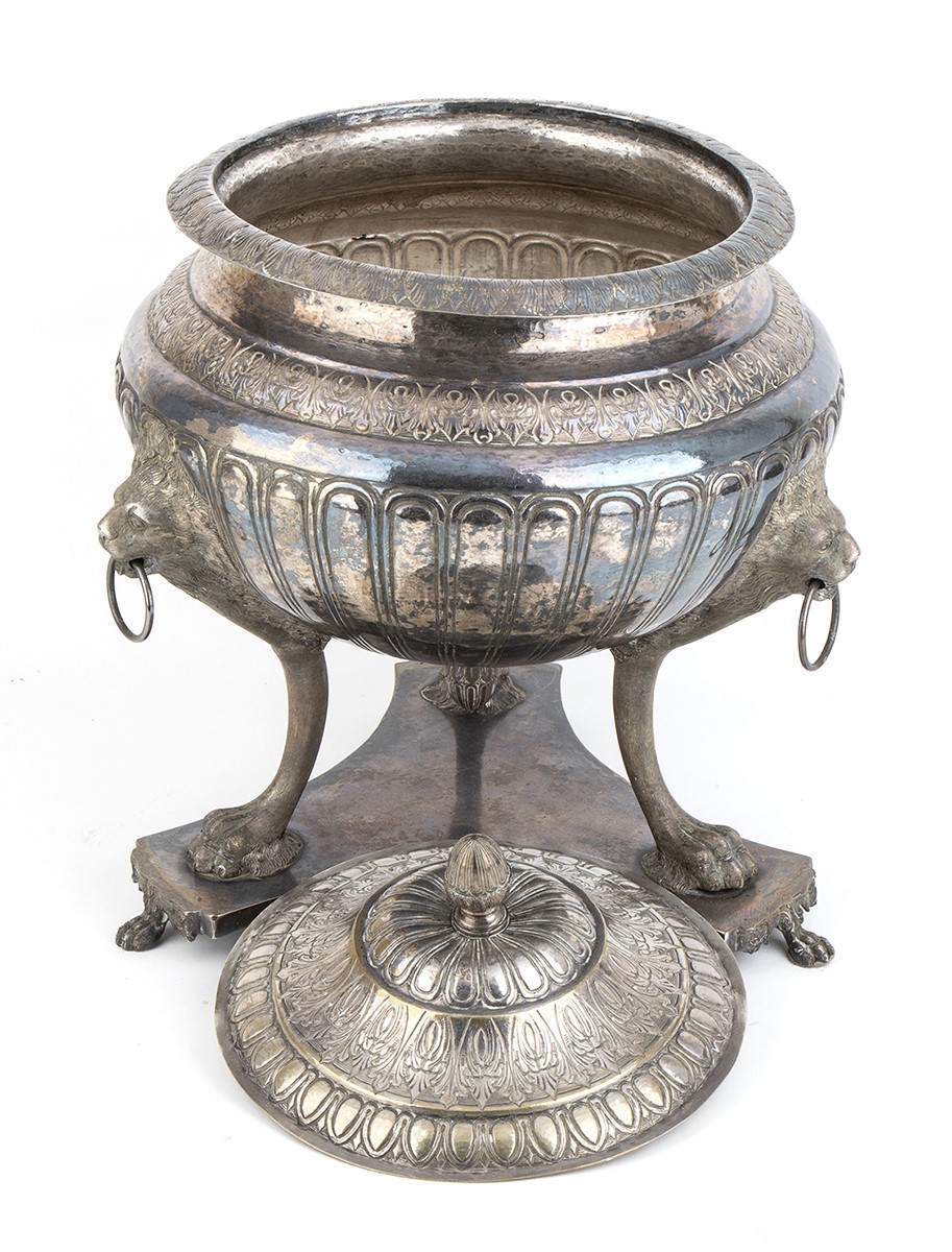 Coppa con Coperchio in Argento - Napoli, 1832-1872