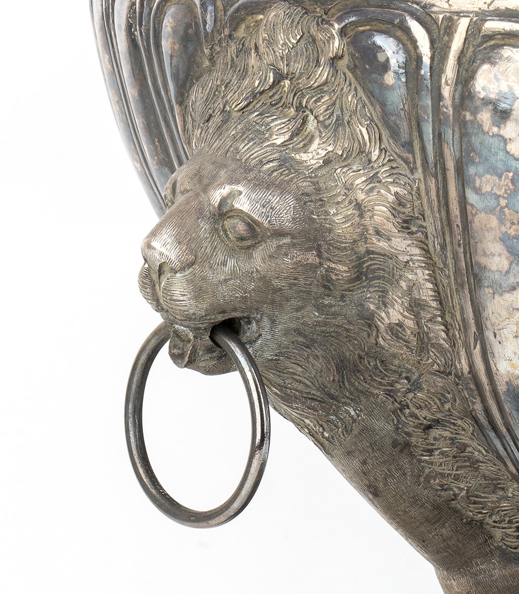 Coppa con Coperchio in Argento - Napoli, 1832-1872