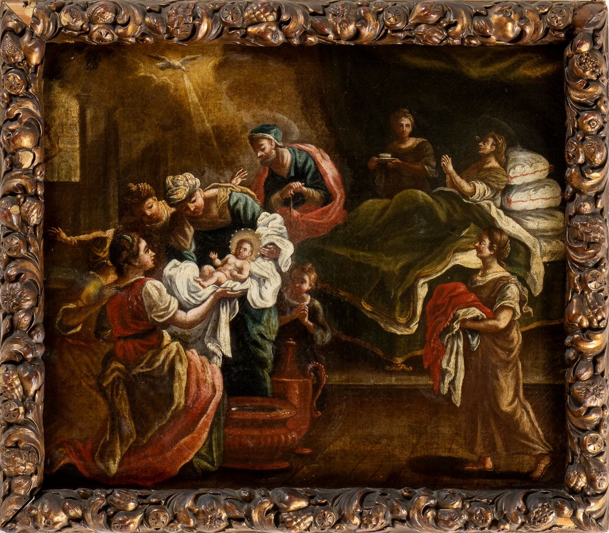 Artista Centro-italiano, XVII - XVIII Secolo - Natività della Vergine