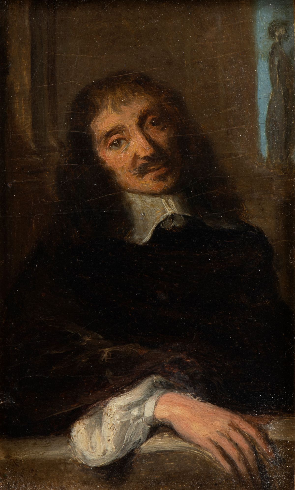Philippe De Champaigne - A) Ritratto di François Mansart; B) Ritratto di Claude Perrault. Coppia ...