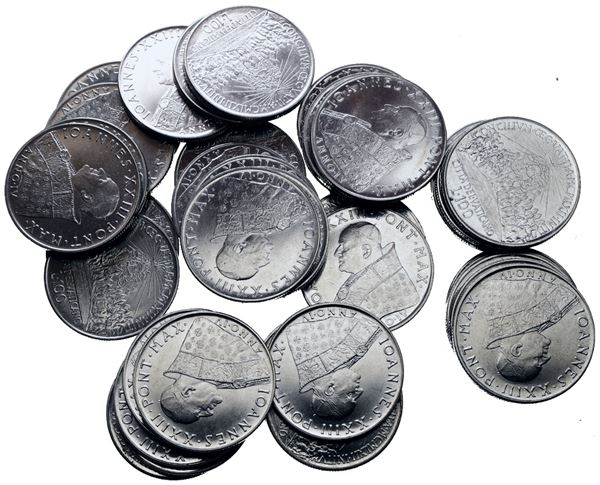 VATICANO. Giovanni XXIII (1958-1963). Lotto Multiplo 100 Lire 1962. Ac. Q.FDC