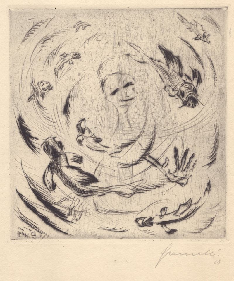 Walter Gramatté - Der Traum Von Den Fischen (il Sogno del Pesce)