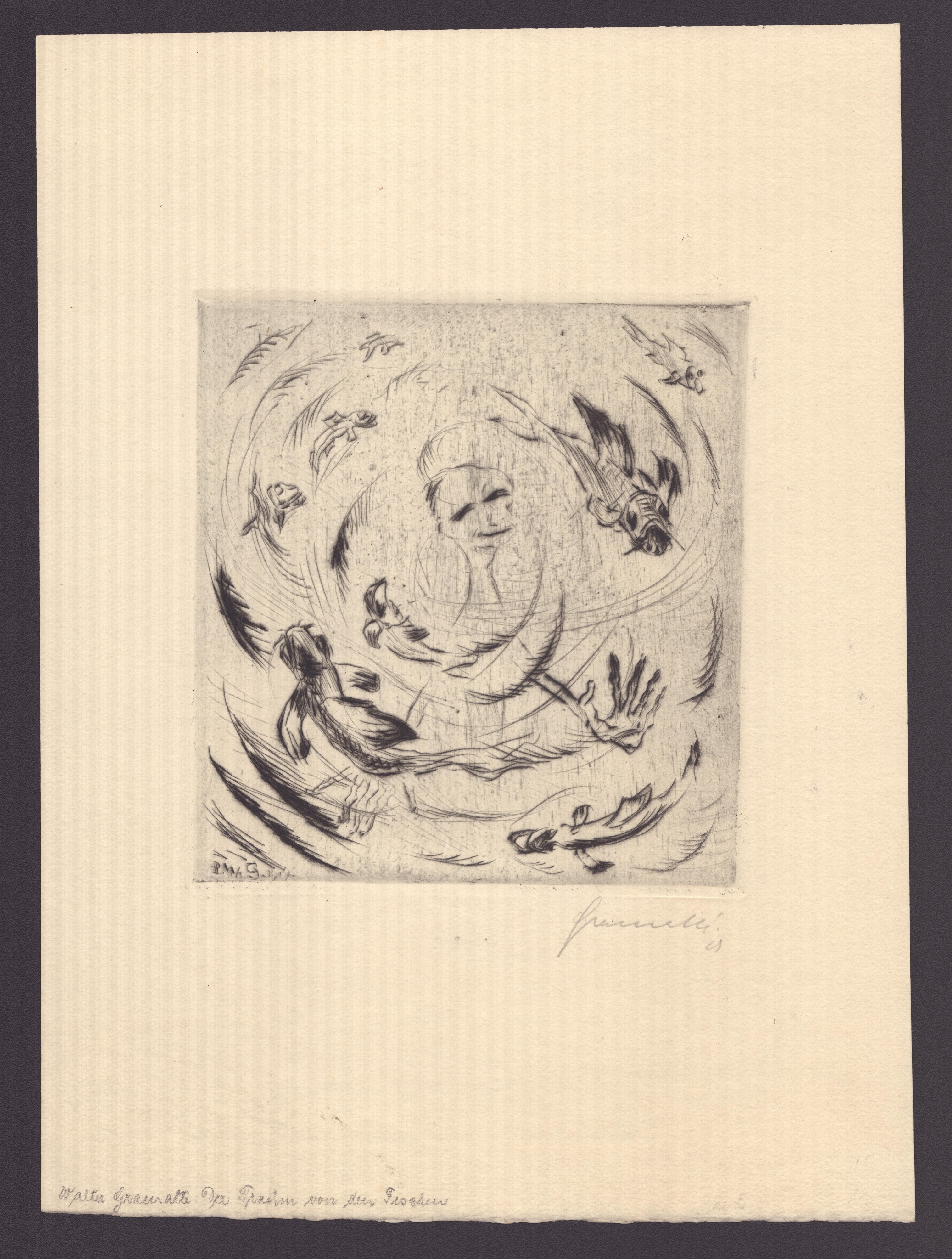 Walter Gramatté - Der Traum Von Den Fischen (il Sogno del Pesce)