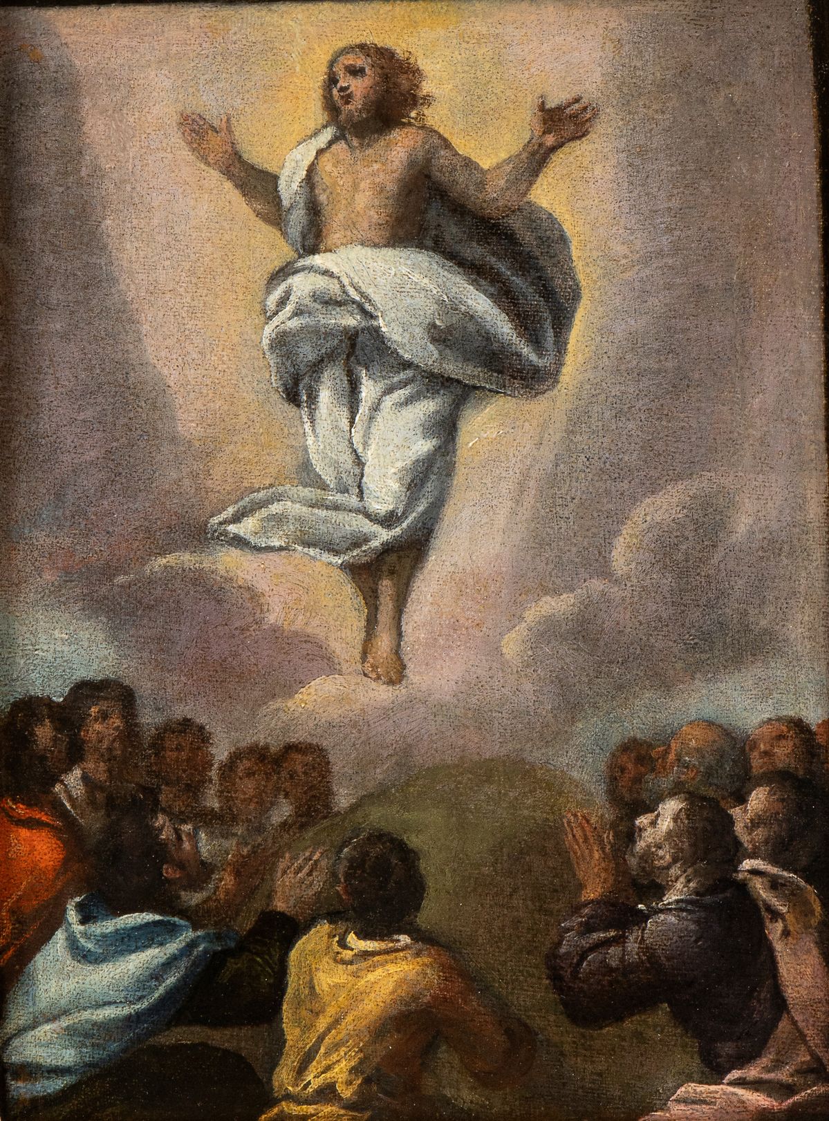Ippolito Scarsella Scarsellino - A) Ascensione di Cristo; B) la Pentecoste