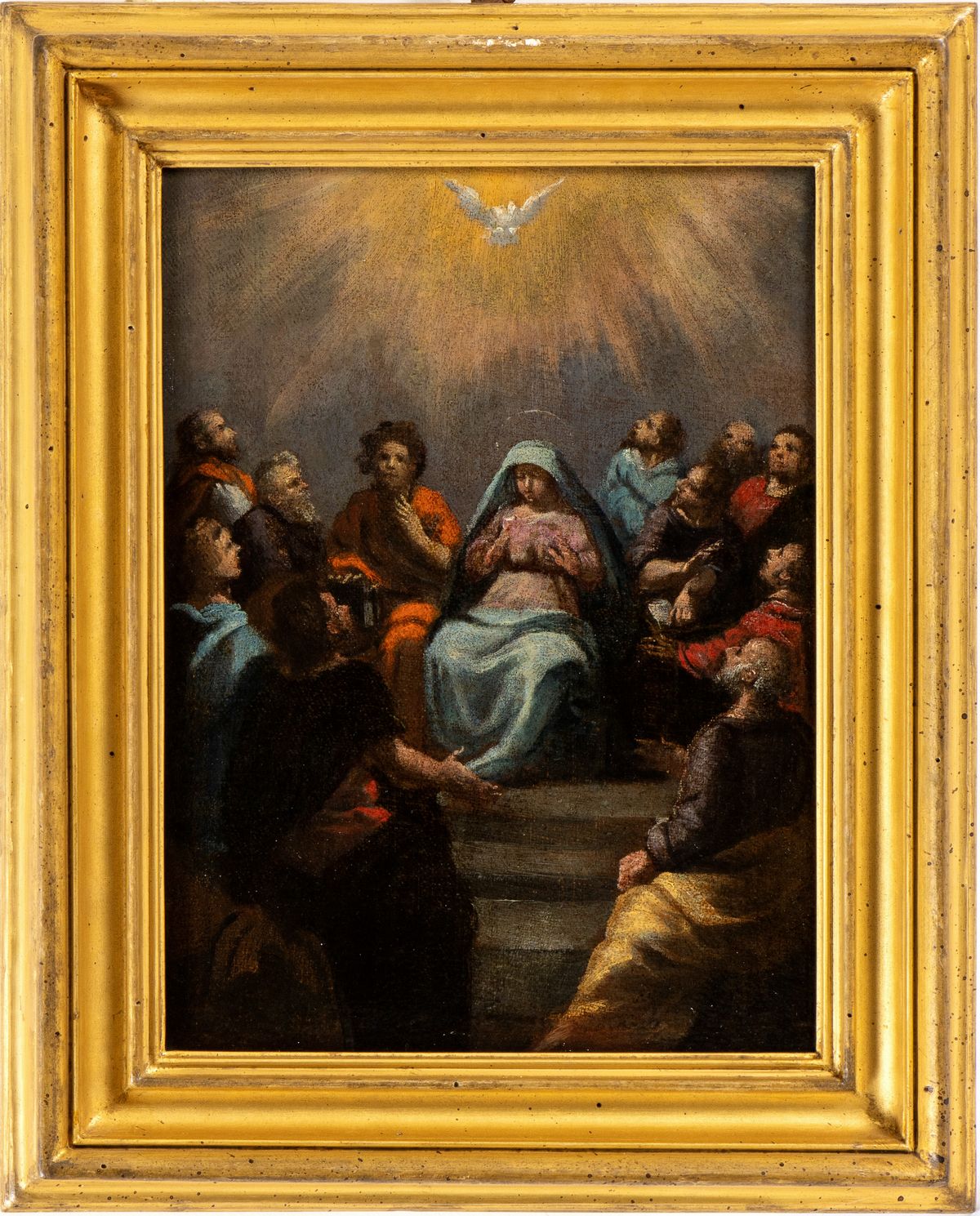Ippolito Scarsella Scarsellino - A) Ascensione di Cristo; B) la Pentecoste