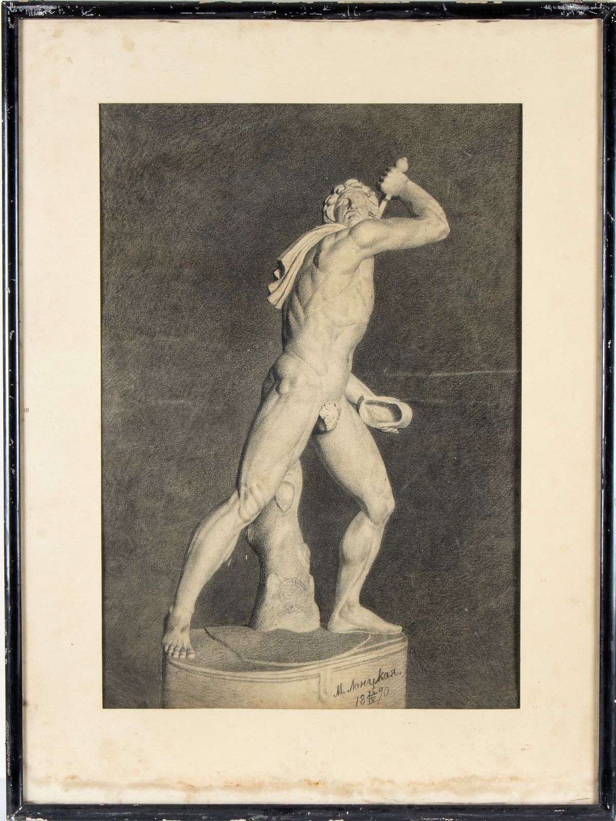 Artista Russo, Seconda Metà XIX Secolo - A) Apollo del Belvedere; B) Galata Suicida o Galata Ludo...