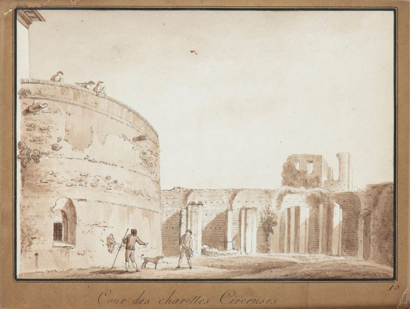 Artista Italiano, XVIII - XIX Secolo - Anfiteatro Castrense