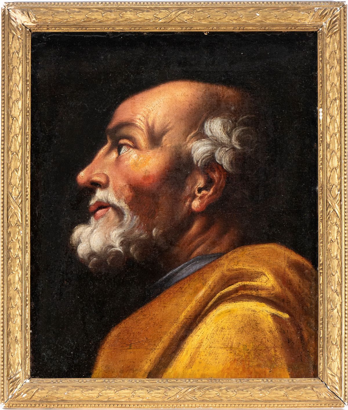 Artista Italiano, XVII Secolo - Busto di Apostolo di Profilo