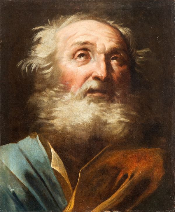 Artista attivo a Roma, prima met&#224; XVII secolo - Head of Apostle