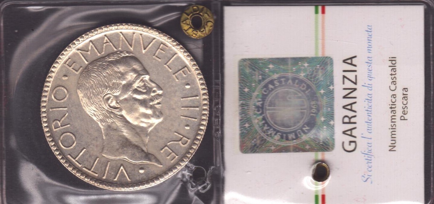 Regno D'italia. Vittorio Emanuele III (1900-1946). 20 Lire 1928. Ag (15,01 G; 35,63 MM)