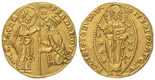 VENEZIA. Francesco Dandolo (1329-1339). Ducato (3,61 g; 19,5 mm)  - Asta Monete e medaglie medievali e moderne italiane ed estere - Bertolami Fine Art - Casa d'Aste