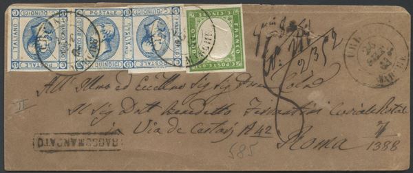 Regno - Affrancature Miste  - Auction Post and Postal History - Bertolami Fine Art - Casa d'Aste