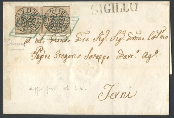 Pontificio - Storia Postale  - Auction Post and Postal History - Bertolami Fine Art - Casa d'Aste