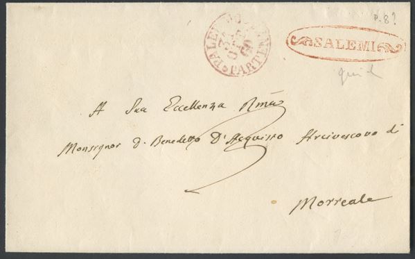 Sicilia - Storia Postale  - Auction Post and Postal History - Bertolami Fine Art - Casa d'Aste