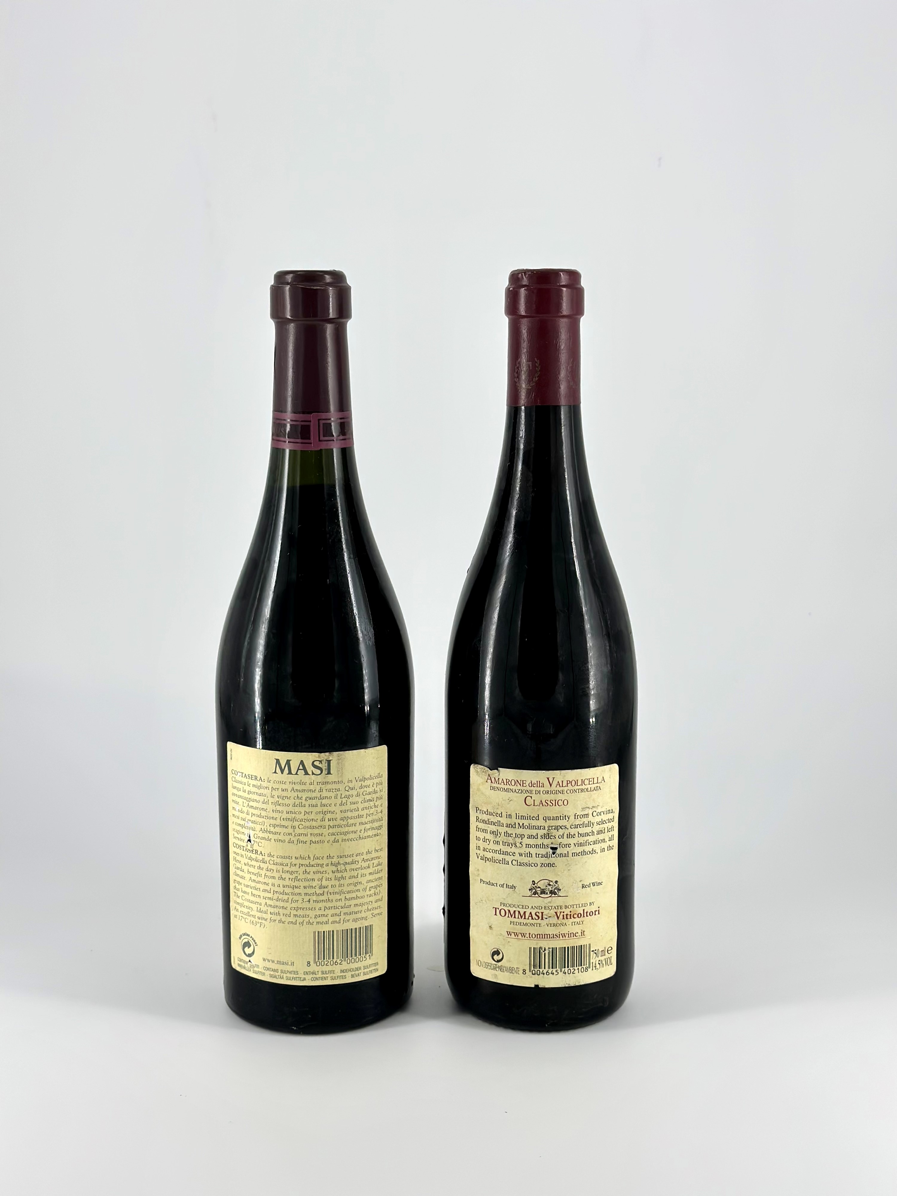 Masi Costasera, Amarone della Valpolicella - Tommasi, Amarone della Valpolicella Vintage