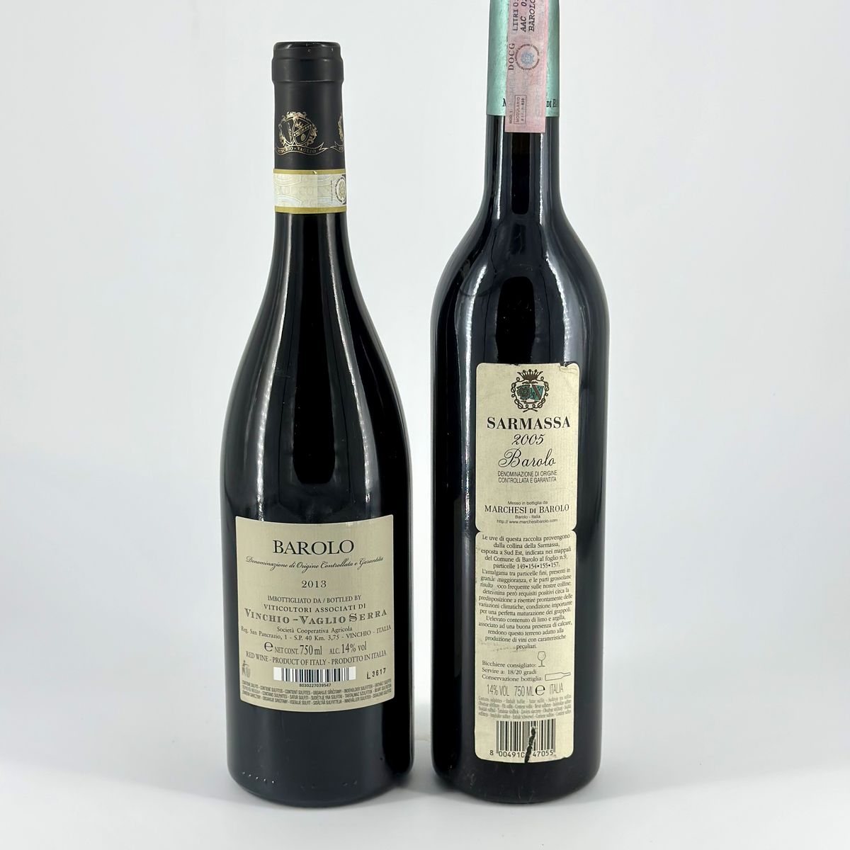 Vinchio-vaglio Serra, Barolo - Marchesi di Barolo Sarmassa, Barolo