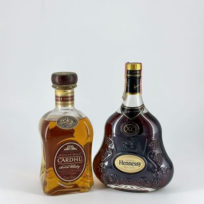 Cardhu 12 Year Old Single Malt Scotch Whiskyhennessy X.o. Cognac