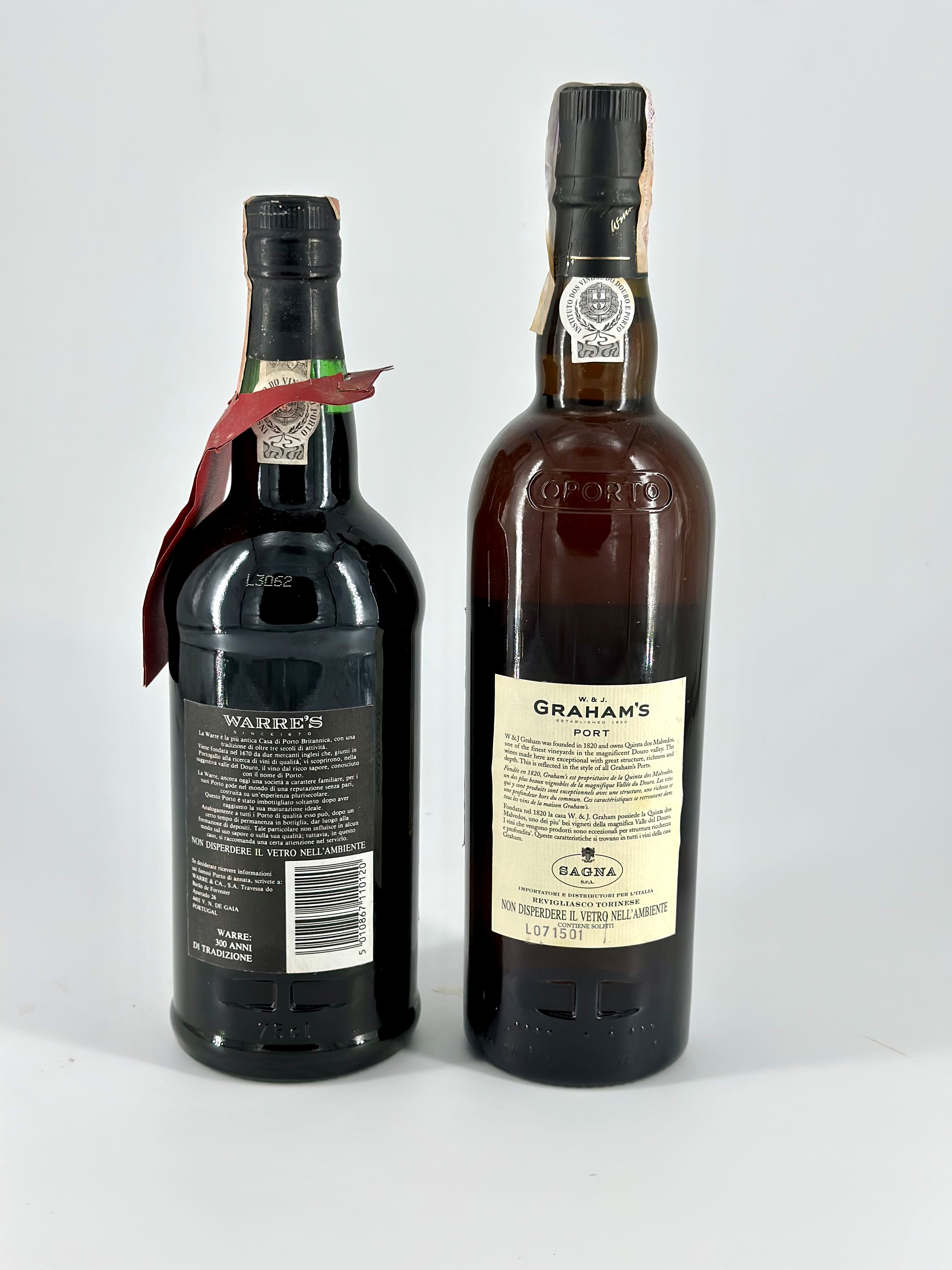 Graham's Fine White Port, Warre's Fine Tawny Port