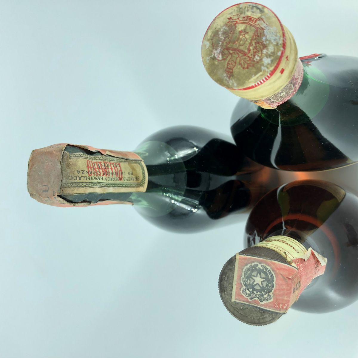 Carpene Malvolti Brandy, Stock Orange Brandy, Fabuloso Brandy Palomino e Vergana Jerez
