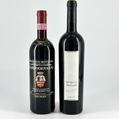 San Felice Campogiovanni, Brunello di Montalcino - Valdicava Madonna del Piano, Brunello di Monta...