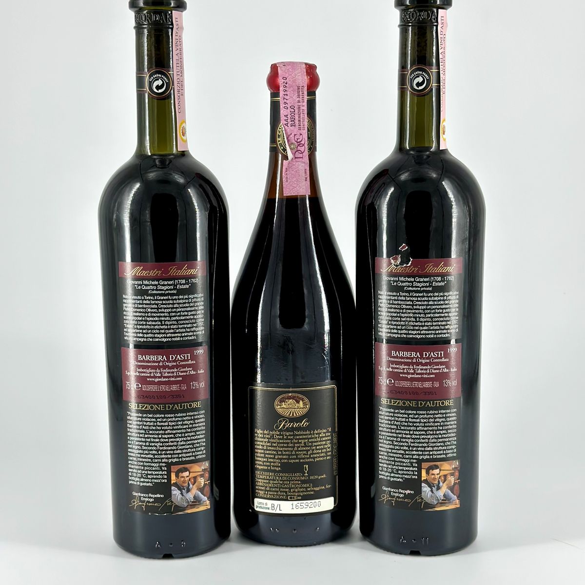 Giordano Maestri Italiani, Barbera D'asti - Giordano, Barolo