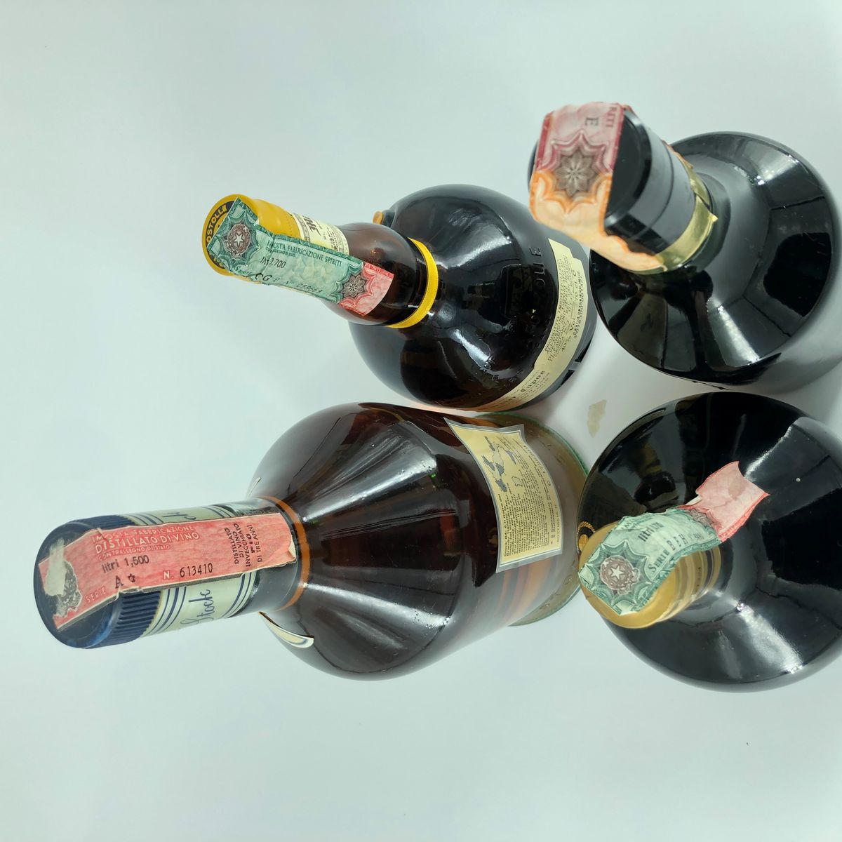 Grand Marnier Cordon Rouge Original Liqueur - Aurum Golden Orange Liqueur - Stock '84 V.s.o.p. In...