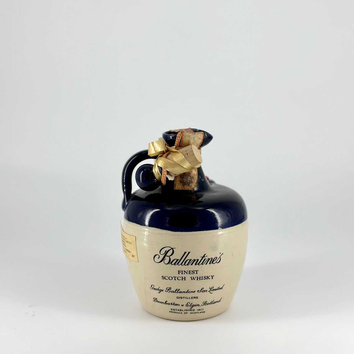 Ballantine's Finest Blended Scotch Whisky in Ceramic Jug