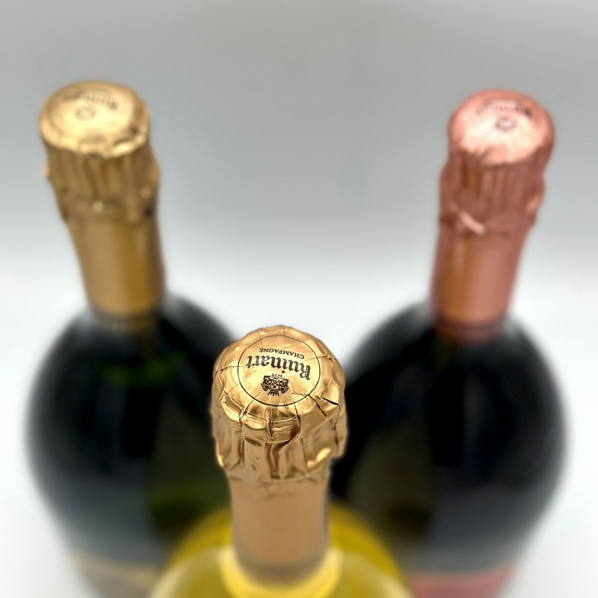 Ruinart R De Ruinart Brut, Ruinart Blanc De Blancs Brut, Ruinart Brut Rosé