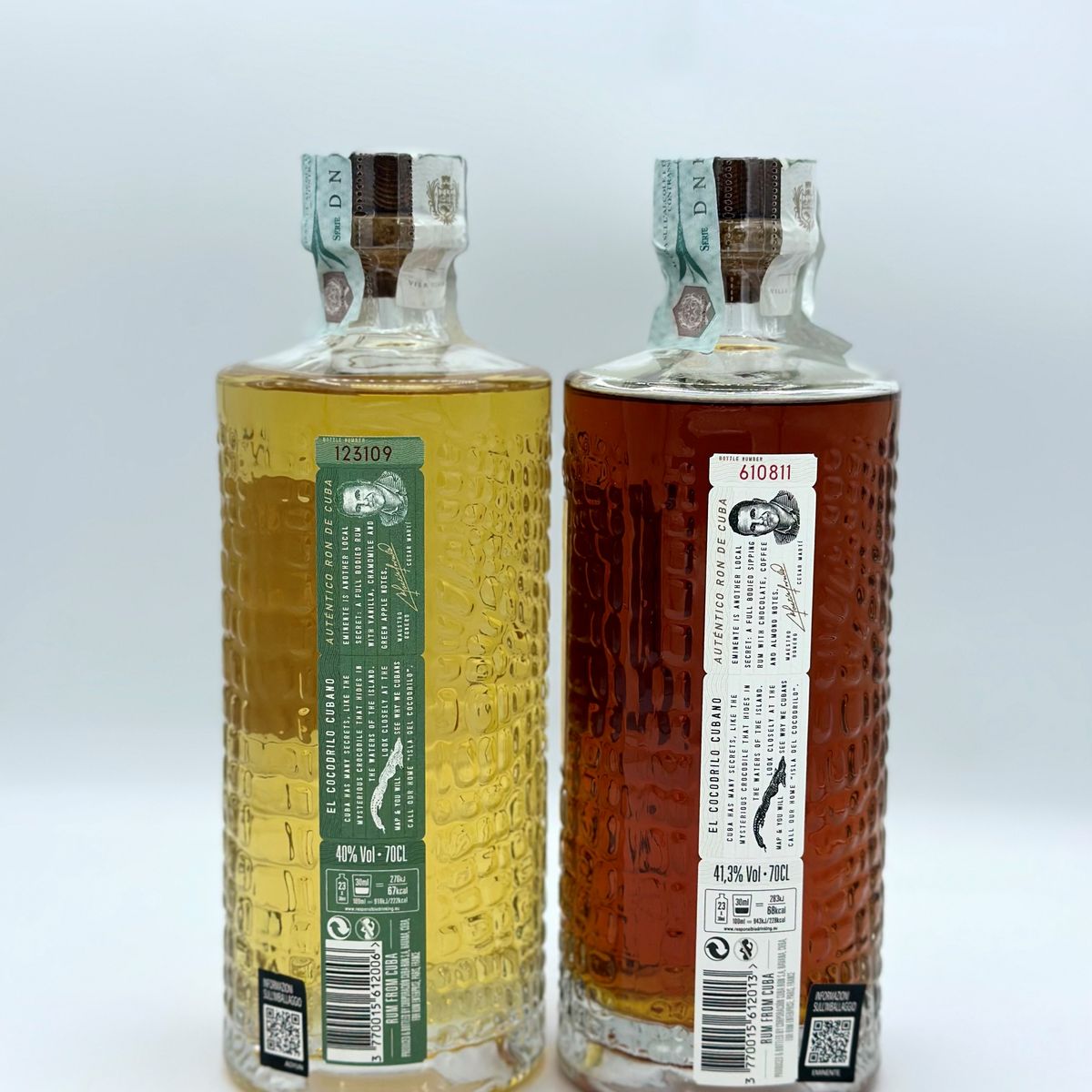 Eminente Ron De Cuba Ambar Claro Aged 3 Yearseminente Ron De Cuba Reserva Aged 7 Years