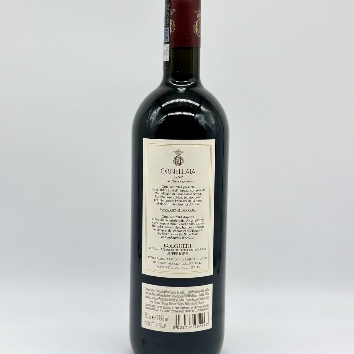 Tenuta Dell'ornellaia Bolgheri Superiore, Ornellaia Vendemmia D'artista L'essenza