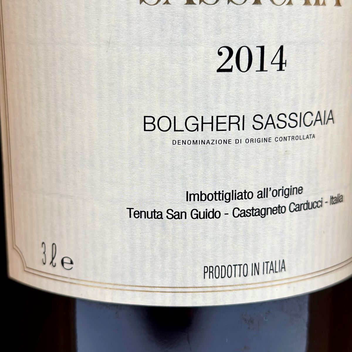 Tenuta San Guido, Sassicaia