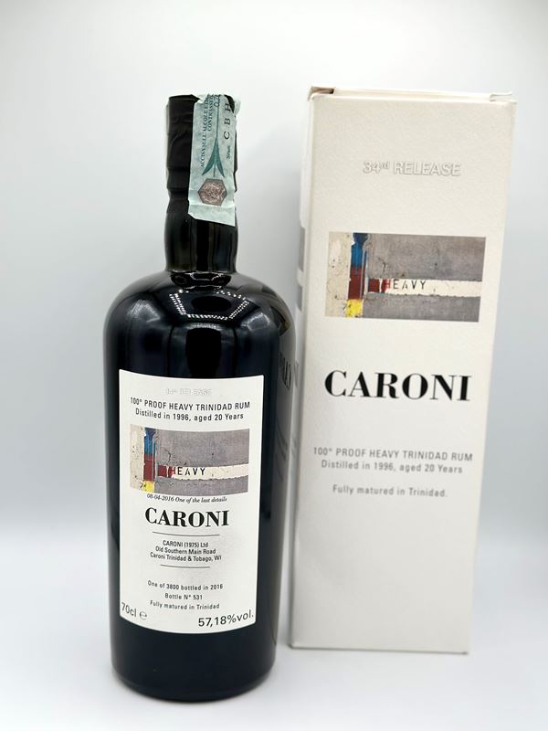 Caroni, 20 Years Old Heavy Trinidad Rum Distilled 1996