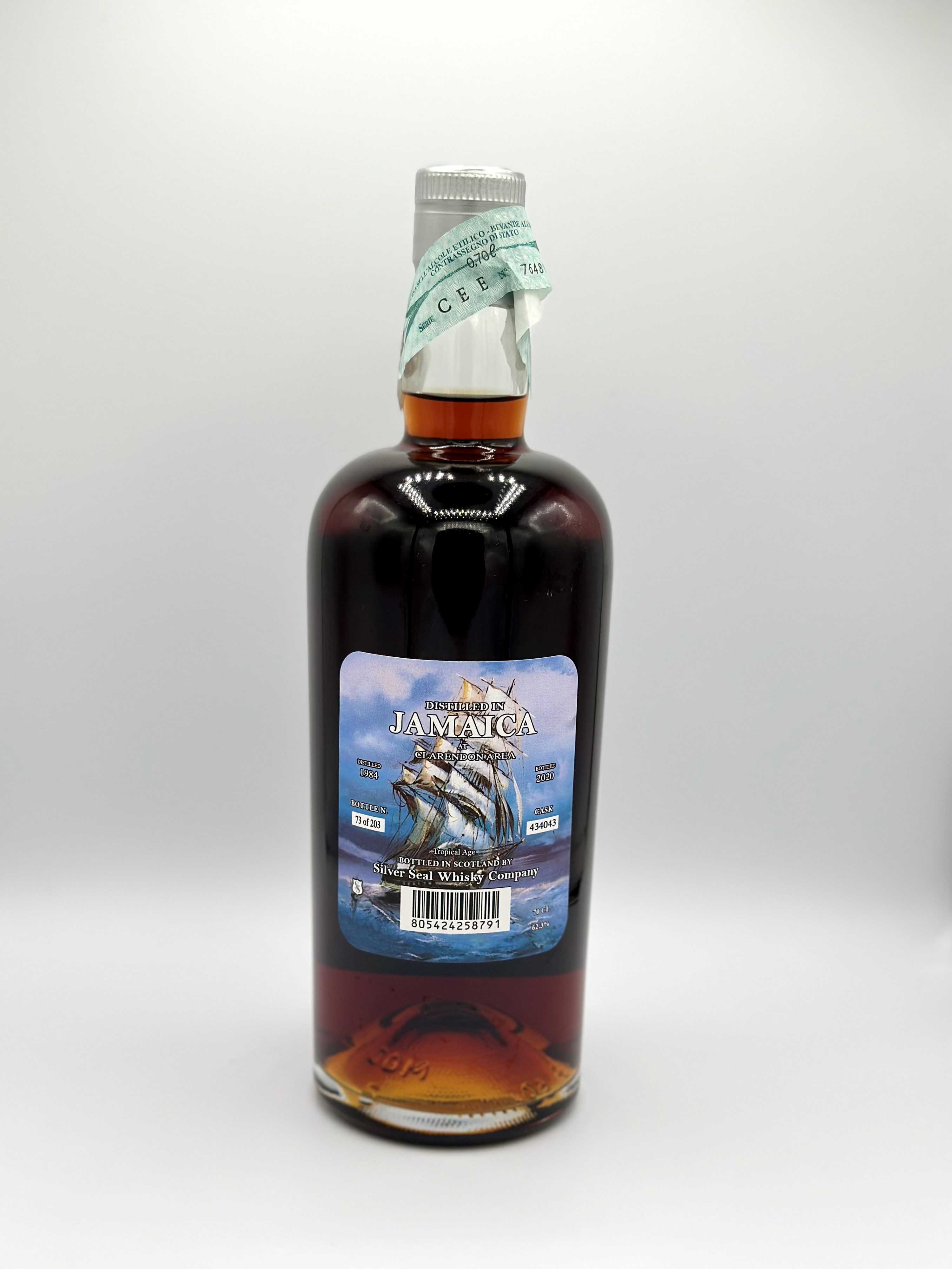 Silver Seal Clarendon Area 36 Years Old Rum