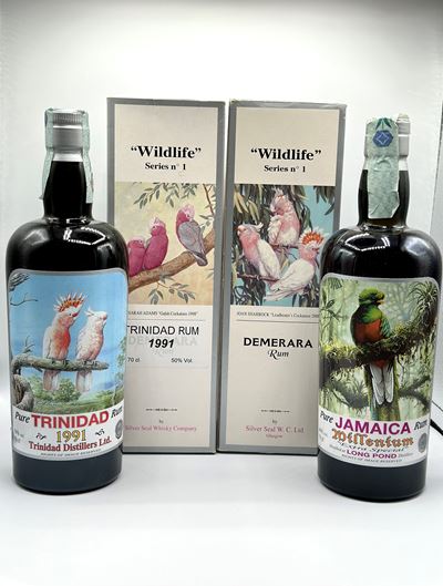Silver Seal Wildlife, Pure Trinidad Rum - Pure Jamaica Rum Millenium