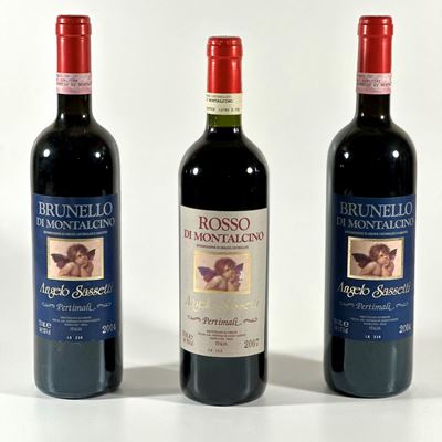 Angelo Sassetti, Rosso di Montalcino e Brunello di Montalcino.