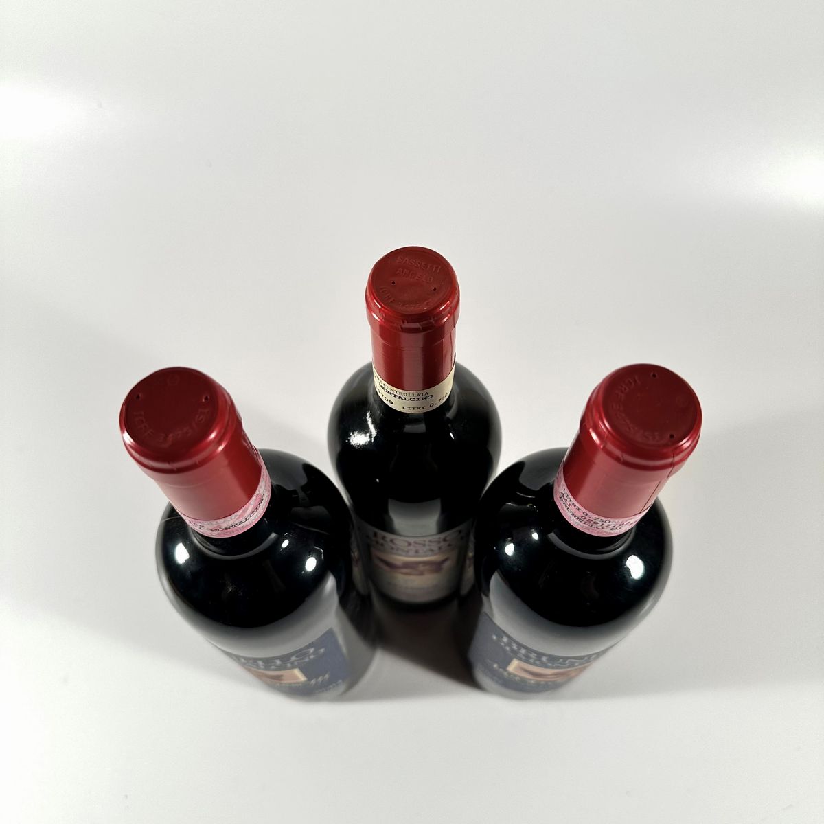 Angelo Sassetti, Rosso di Montalcino e Brunello di Montalcino.