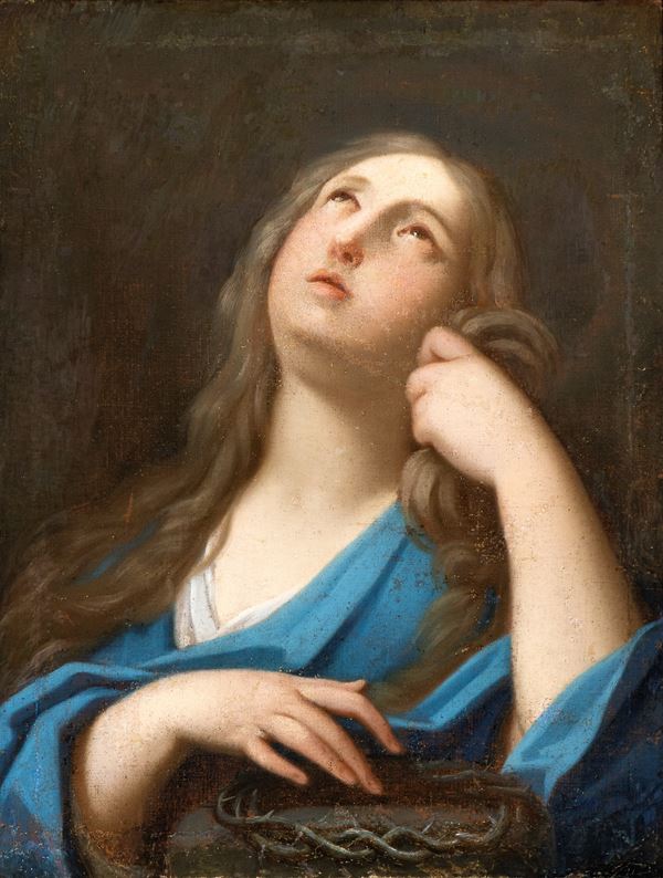 Pietro Antonio Rotari - Mary Magdalene meditating on the crown of thorns