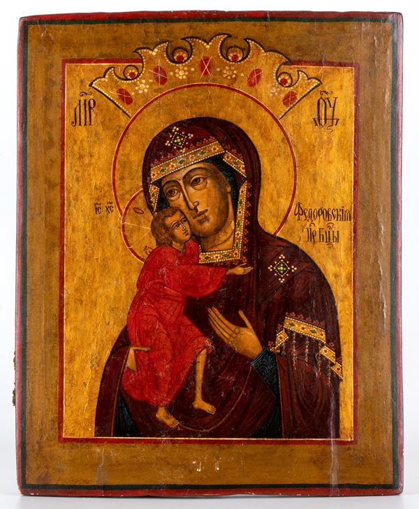 Icona raffigurante la Madonna della tenerezza 