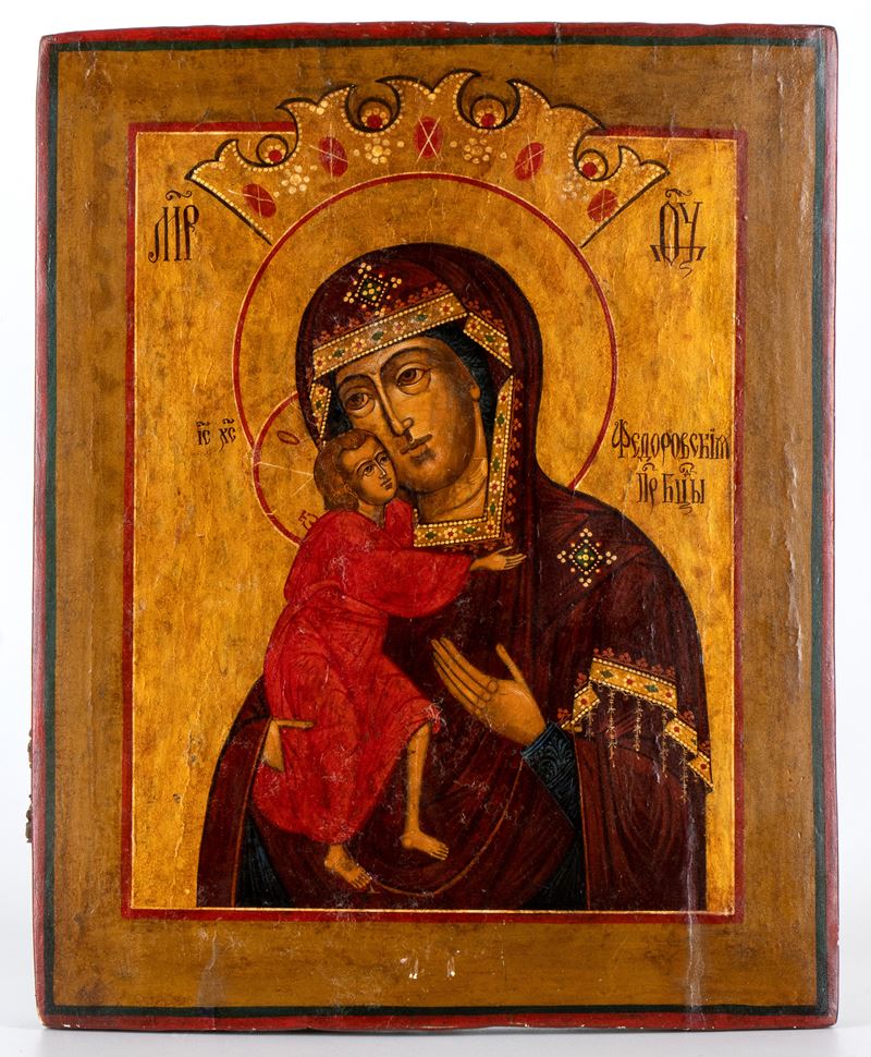 Icona Raffigurante la Madonna della Tenerezza