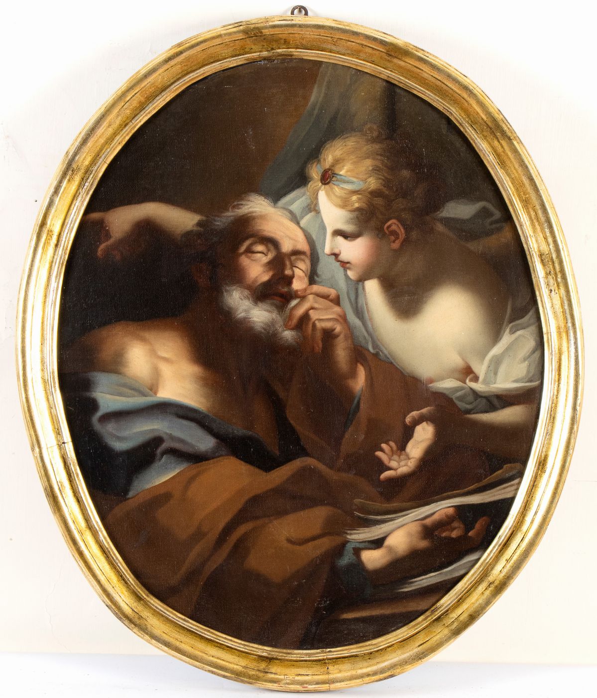 Artista Emiliano, XVIII Secolo - San Matteo e L'angelo