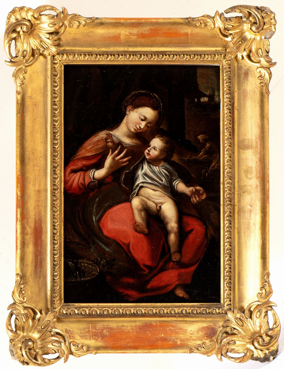 Antonio Allegri Correggio - Madonna Col Bambino o Madonna della Cesta