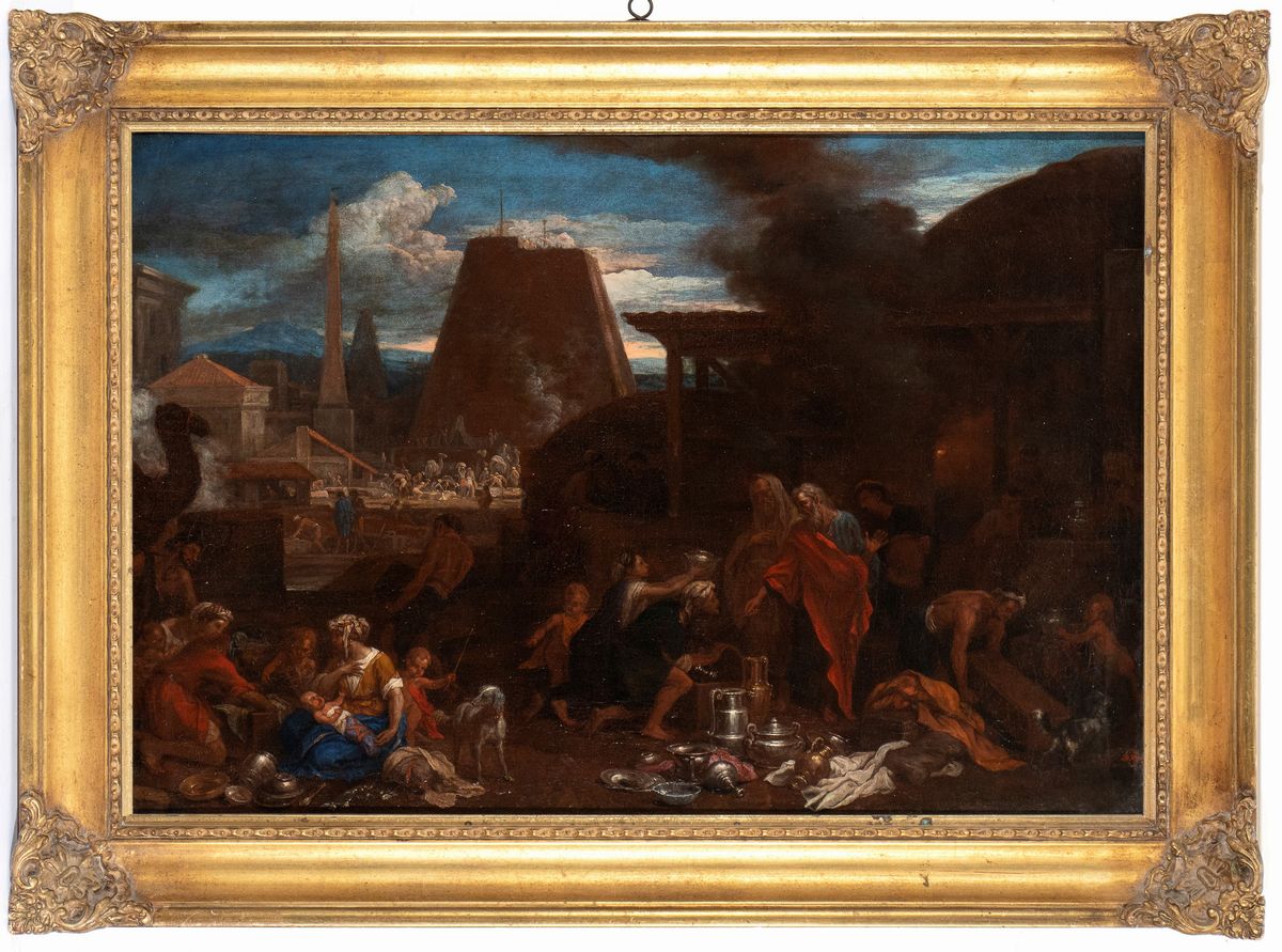 Nicolas Poussin - La Costruzione della Torre di Babele
