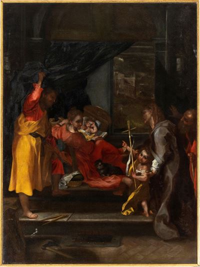 Sacra Famiglia con Santa Elisabetta, San Zaccaria e San Giovannino