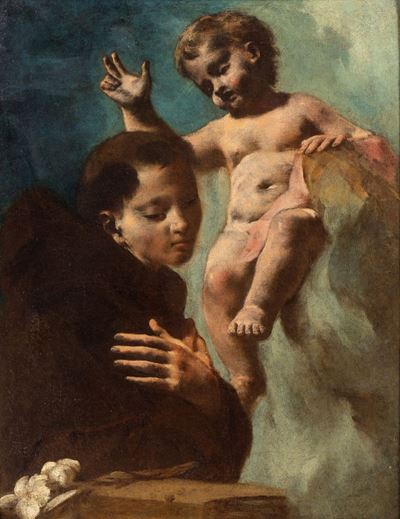 Sant'antonio da Padova con Gesù Bambino