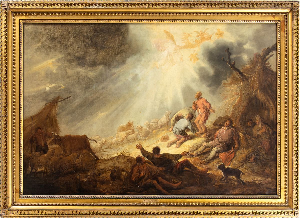 Artista Olandese, Prima Metà XVII Secolo - Annuncio ai Pastori