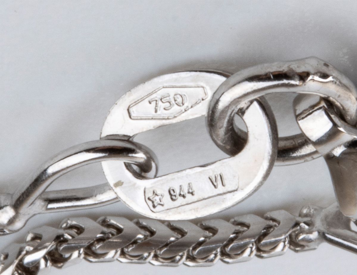 ASCIONE: collana in oro, perle astraliane e diamanti