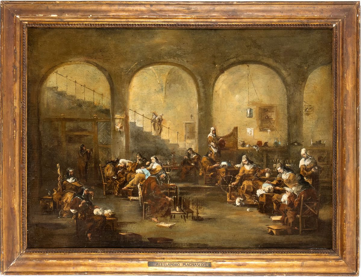 Alessandro Magnasco - Interno di un Convento di Monache